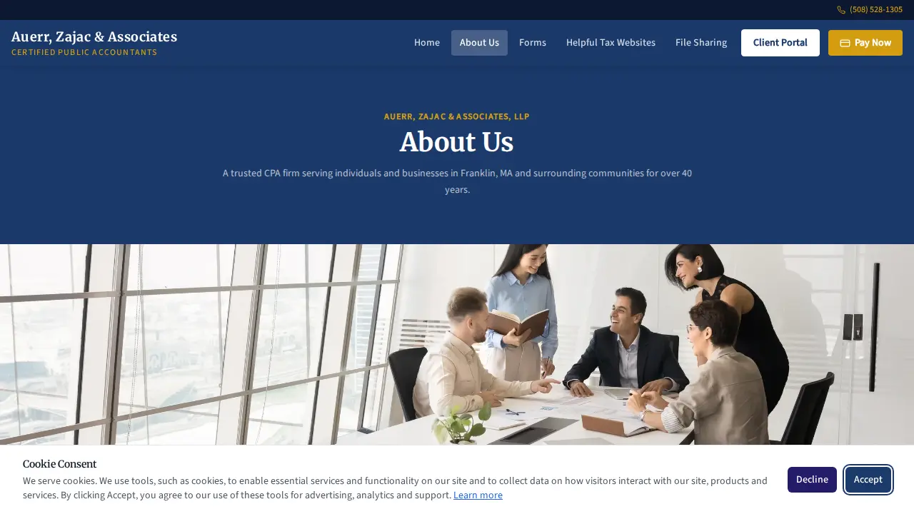 Auerr Zajac & Associates LLP page