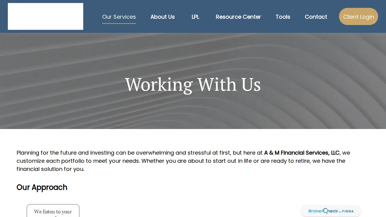 A & M Financial Services, LLC page