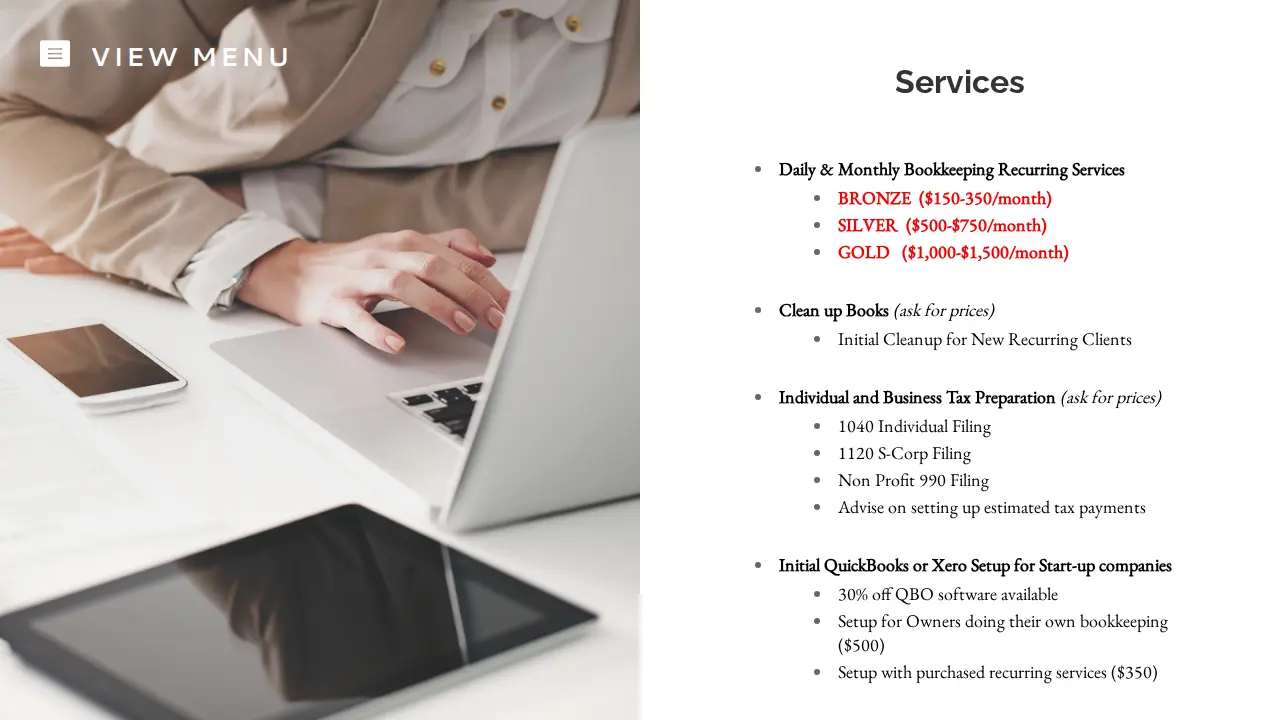 An Accountant's Bookkeeping & Tax Service, LLC page