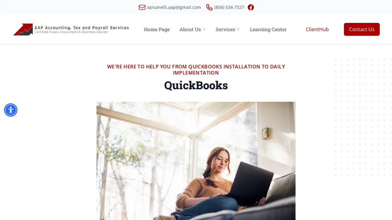 AAP Accounting, Tax and Payroll Services page
