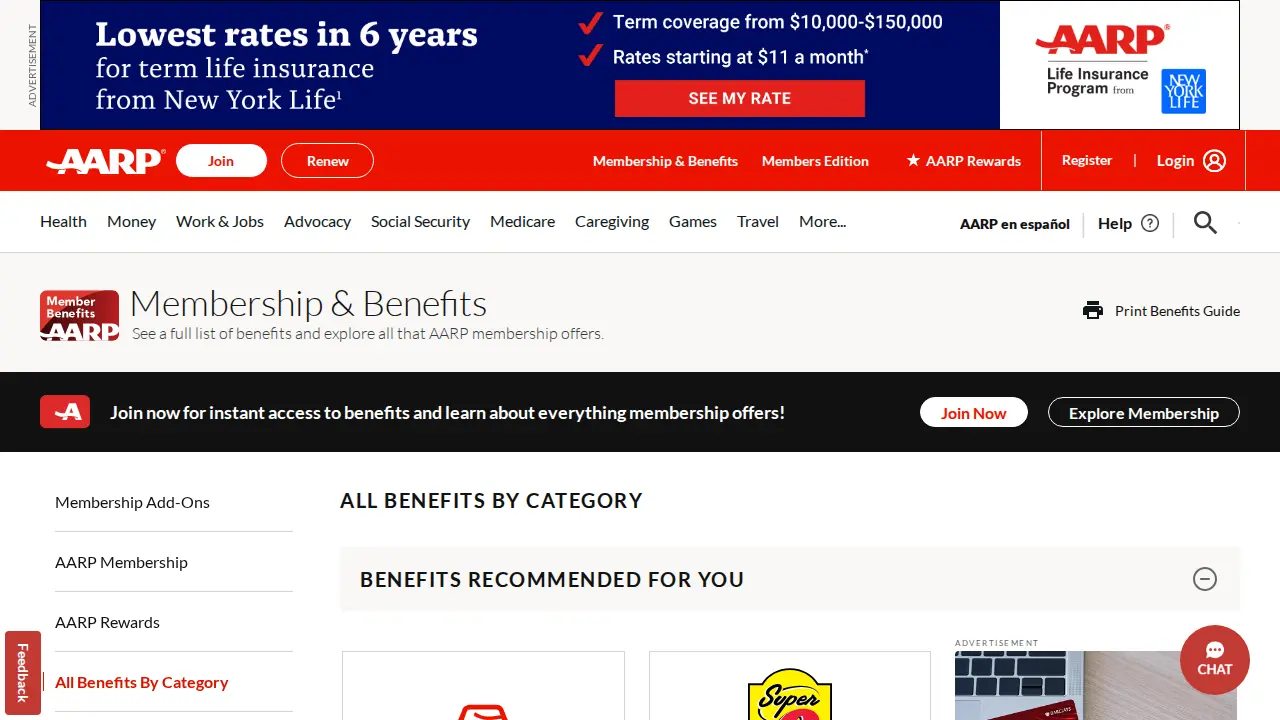 AARP Ohio State Office page
