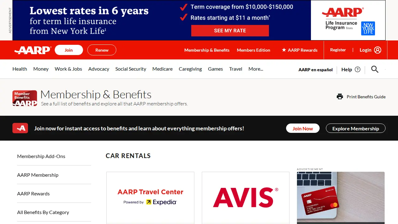 AARP Ohio State Office page