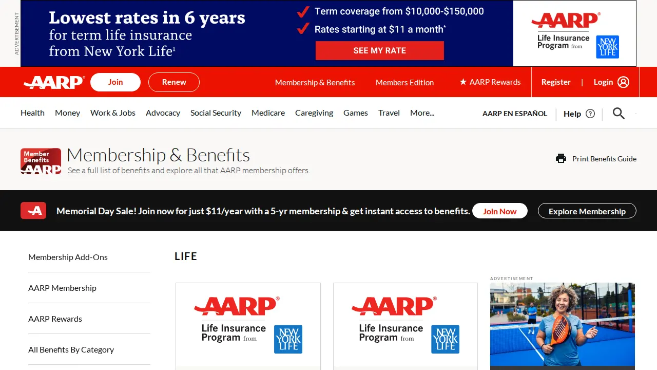 AARP Ohio State Office page