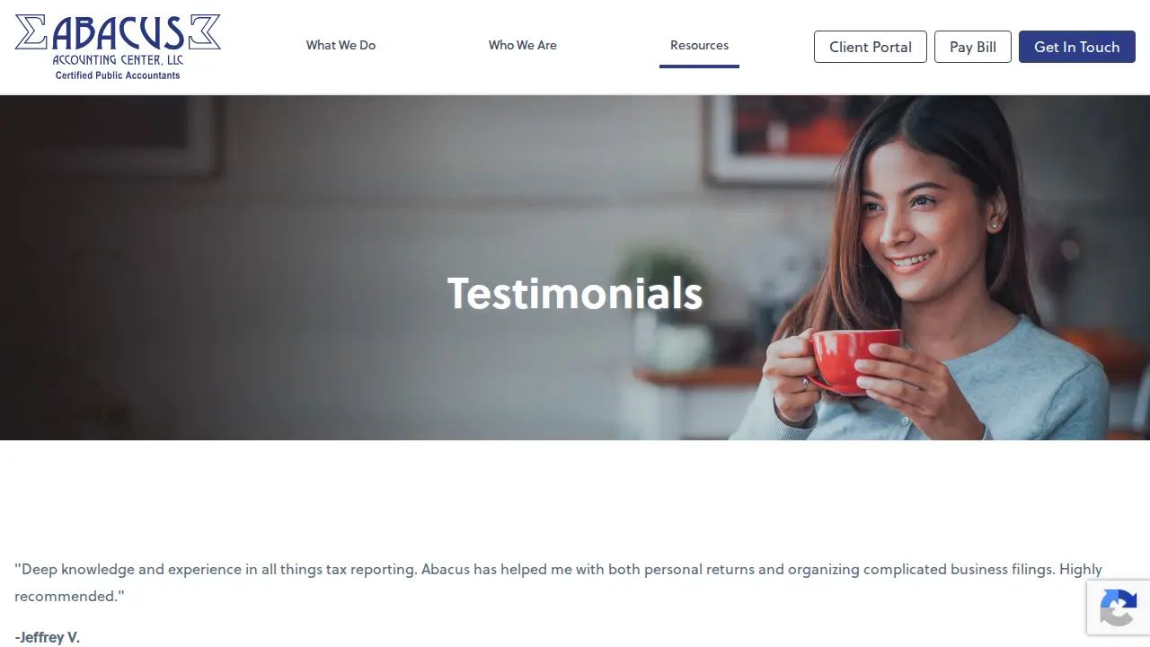 Abacus Accounting Center, LLC - CPA Firm page