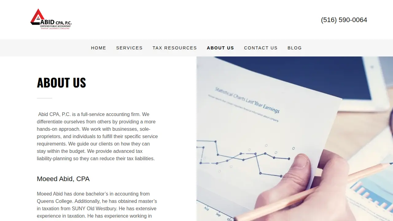 Abid CPA, P.C. page
