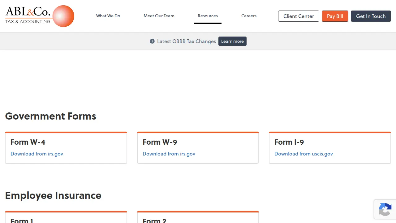 ABL&Co. Tax and Accounting page