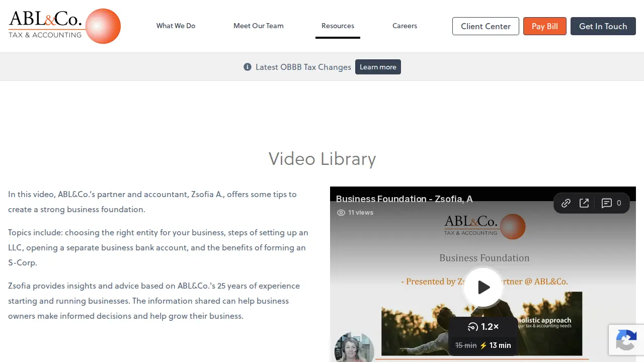 ABL&Co. Tax and Accounting page