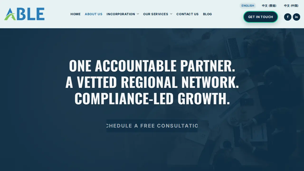 ABLE Accounting & Taxation Limited page