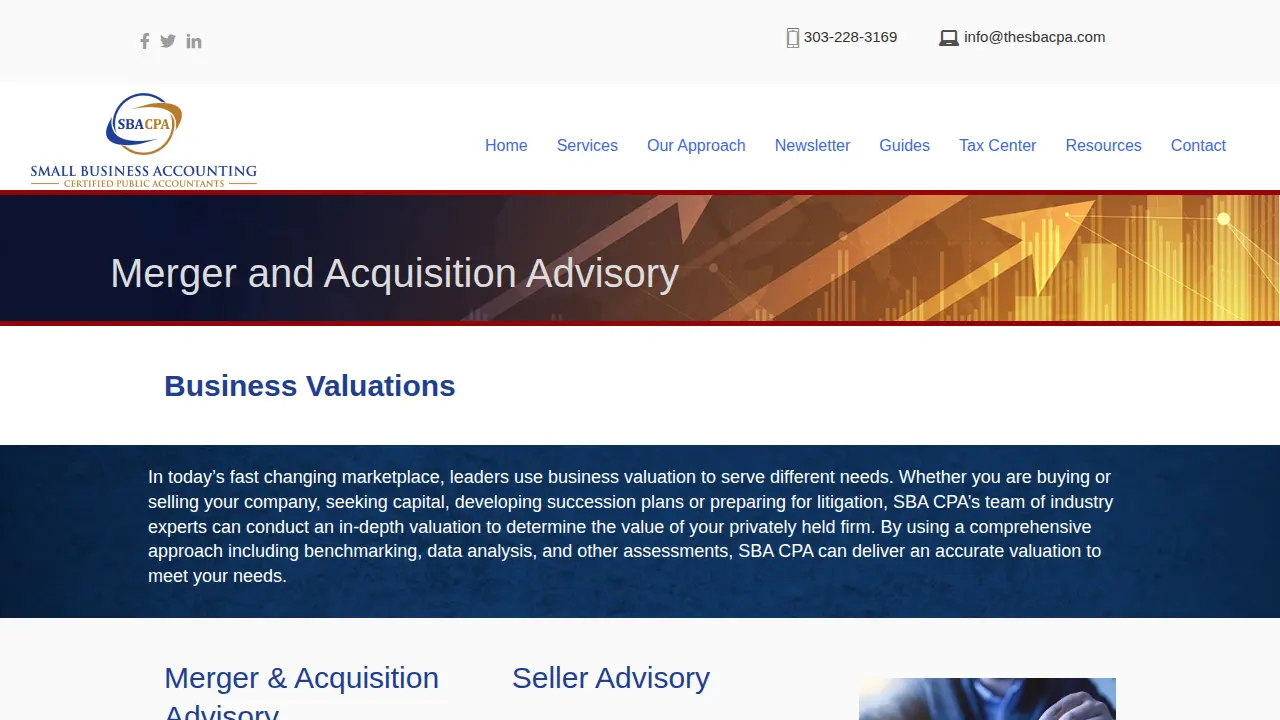 Affordable Bookkeeping Professionals page