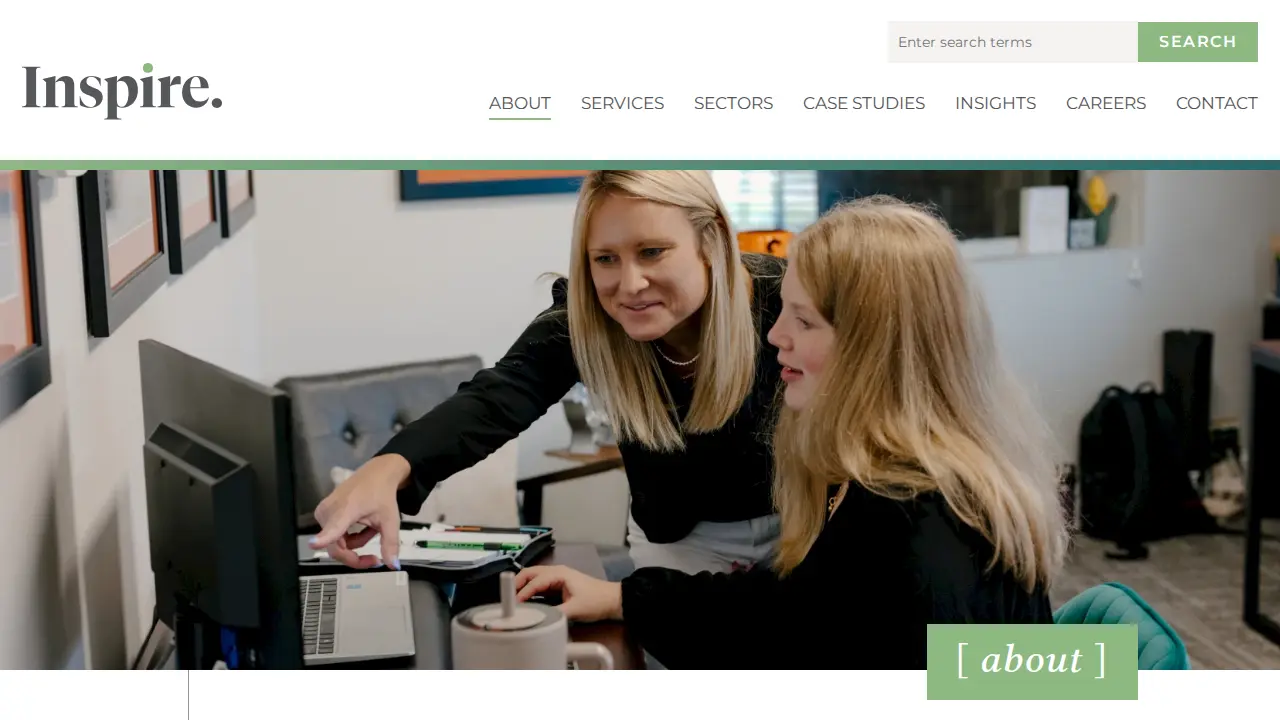 Inspire page