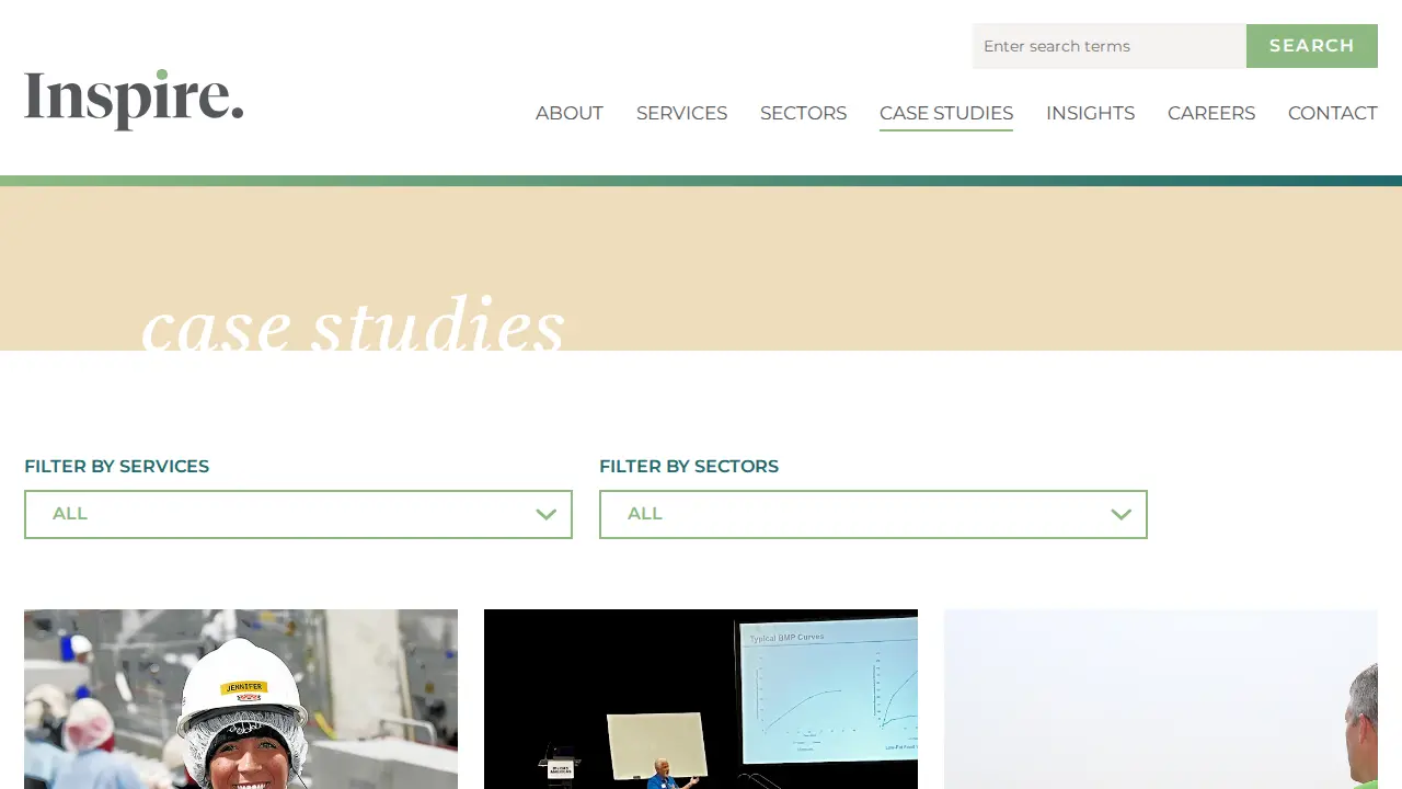 Inspire page