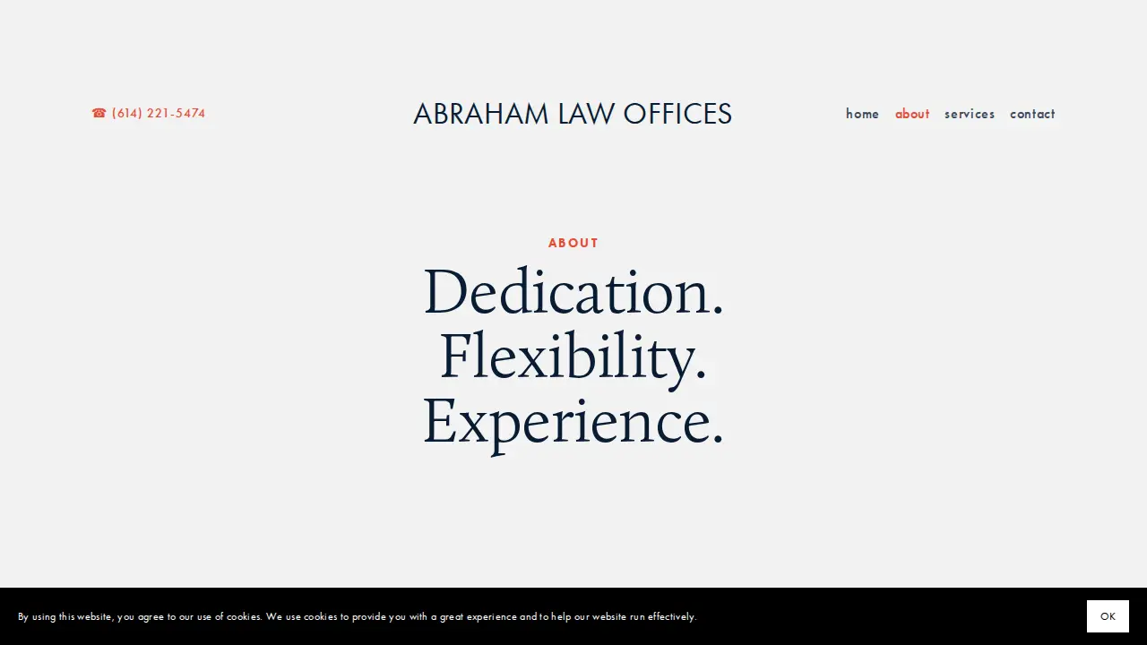 Abraham Law Offices page