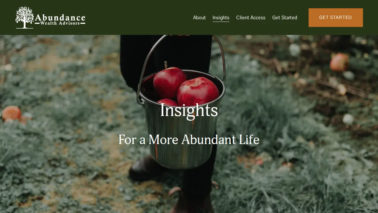 Abundance Wealth Advisors page