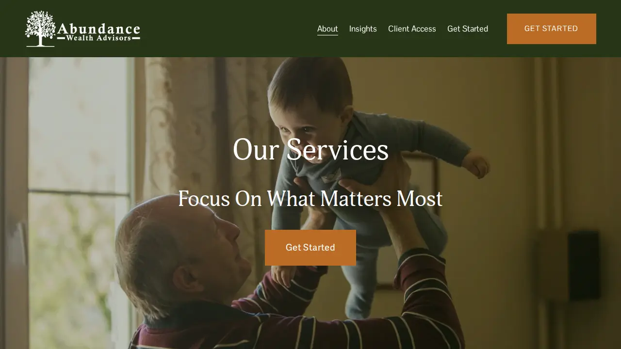 Abundance Wealth Advisors page