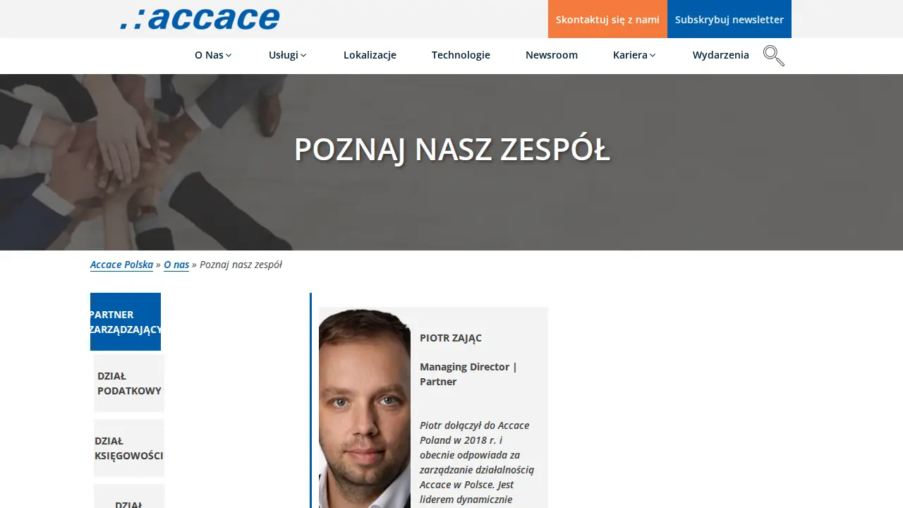 Accace | Payroll, accounting and tax experts in Poland page