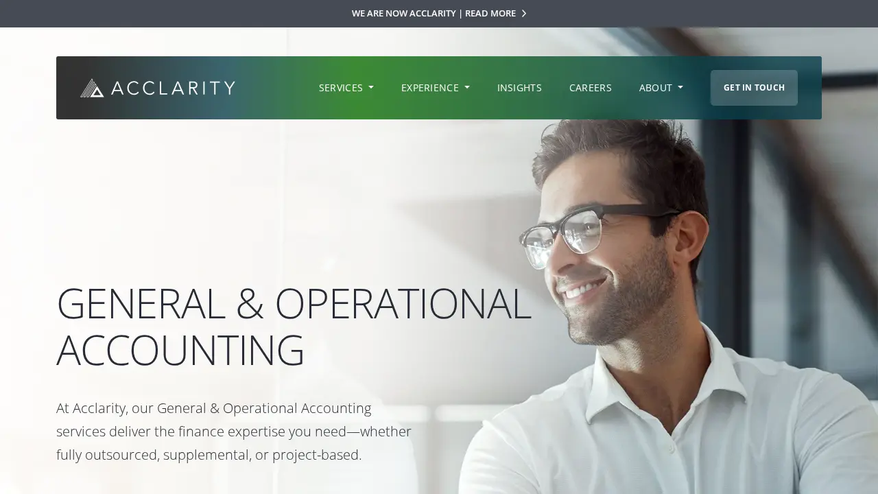 Acclarity Group page