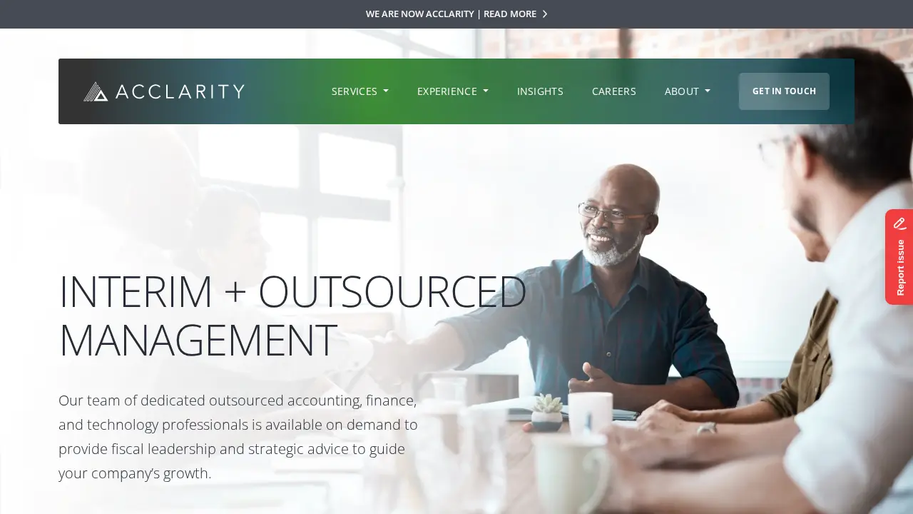 Acclarity Group page
