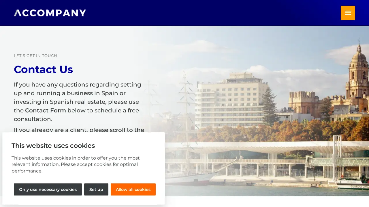 ACCOMPANY Spain page