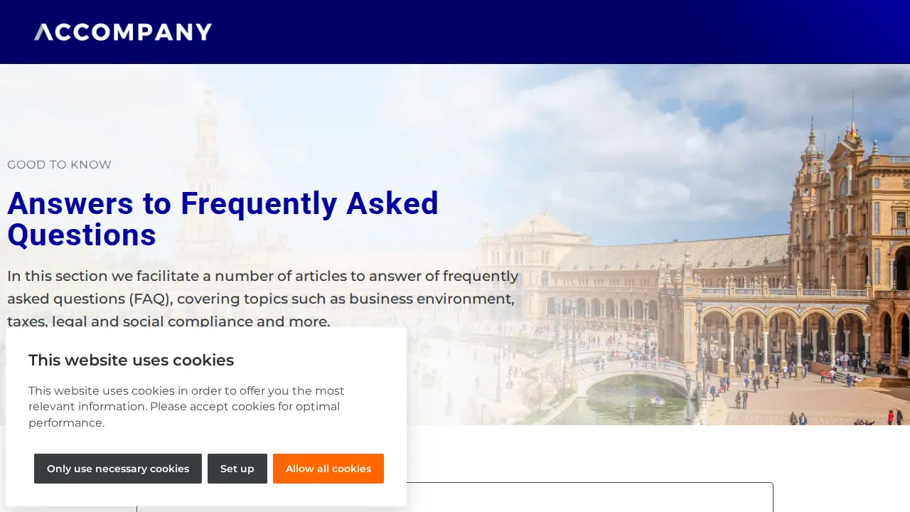 ACCOMPANY Spain page
