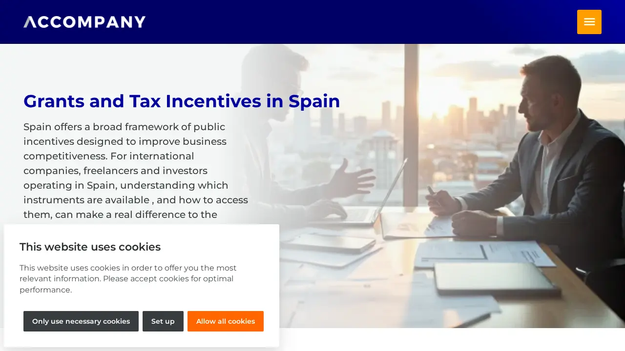 ACCOMPANY Spain page