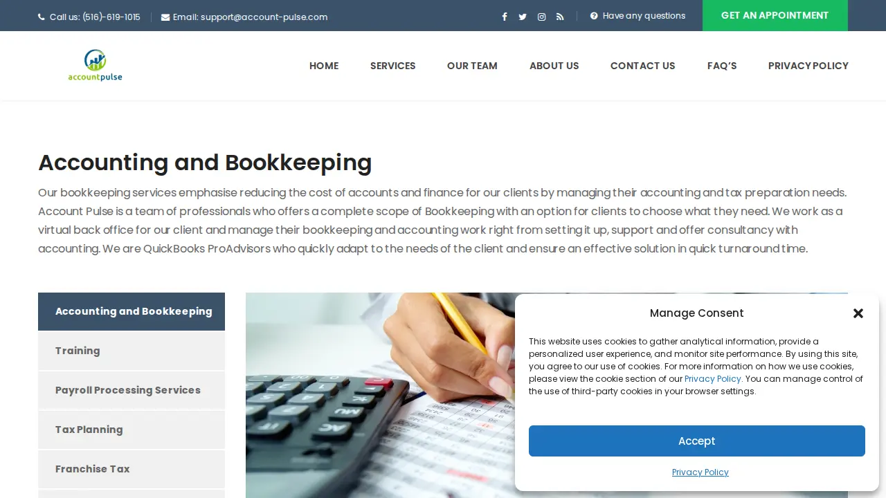 Account Pulse page