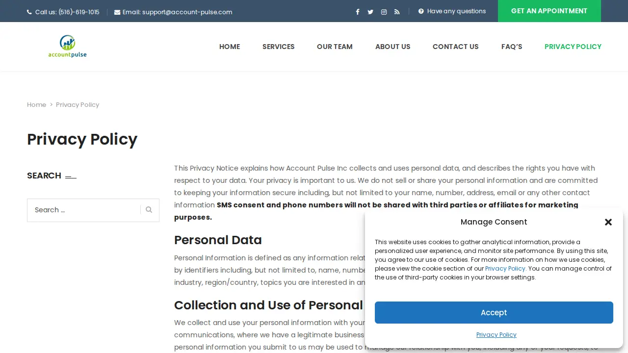 Account Pulse page