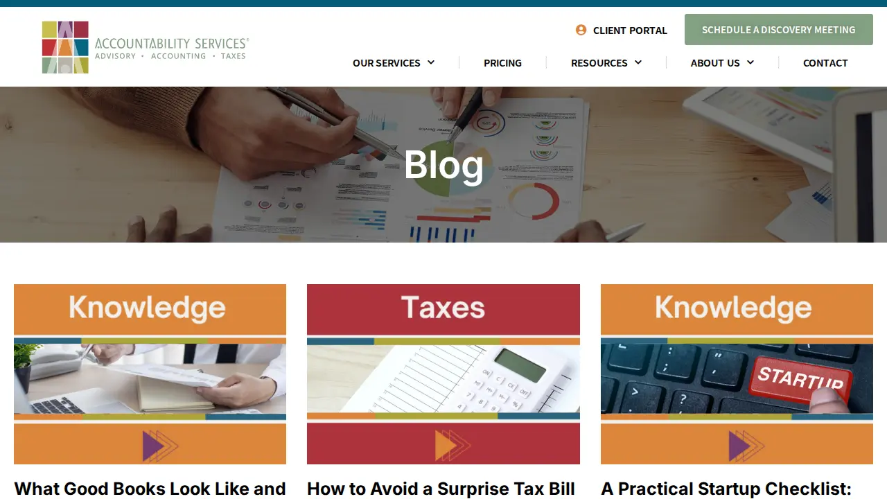Accountability Services PLLC page