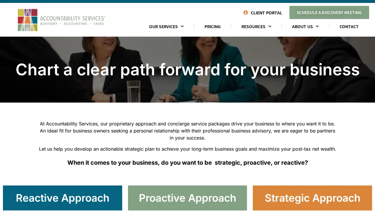 Accountability Services PLLC page