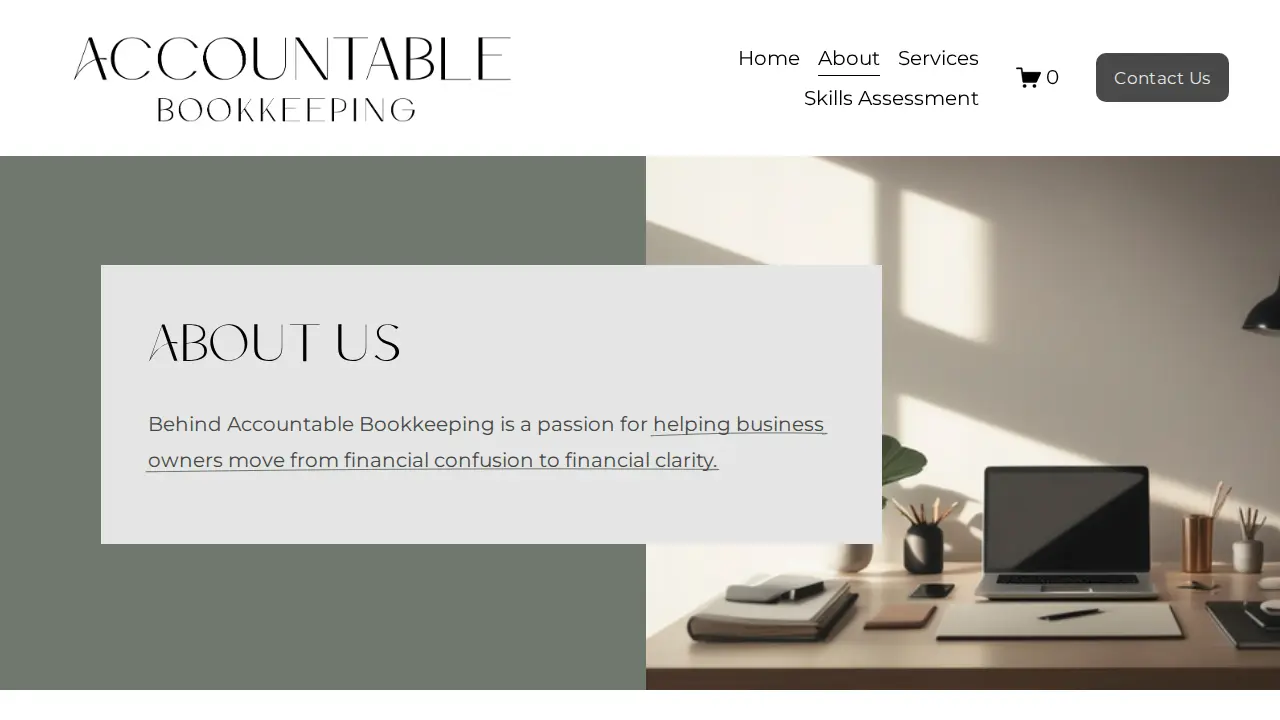 Accountable Bookkeeping LLC page