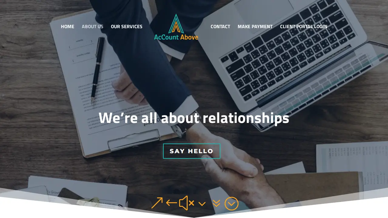 AcCount Above page