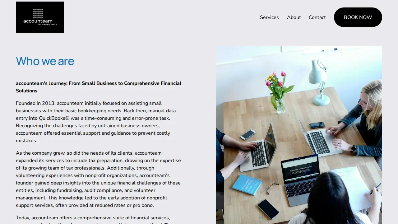 accounteamtax page