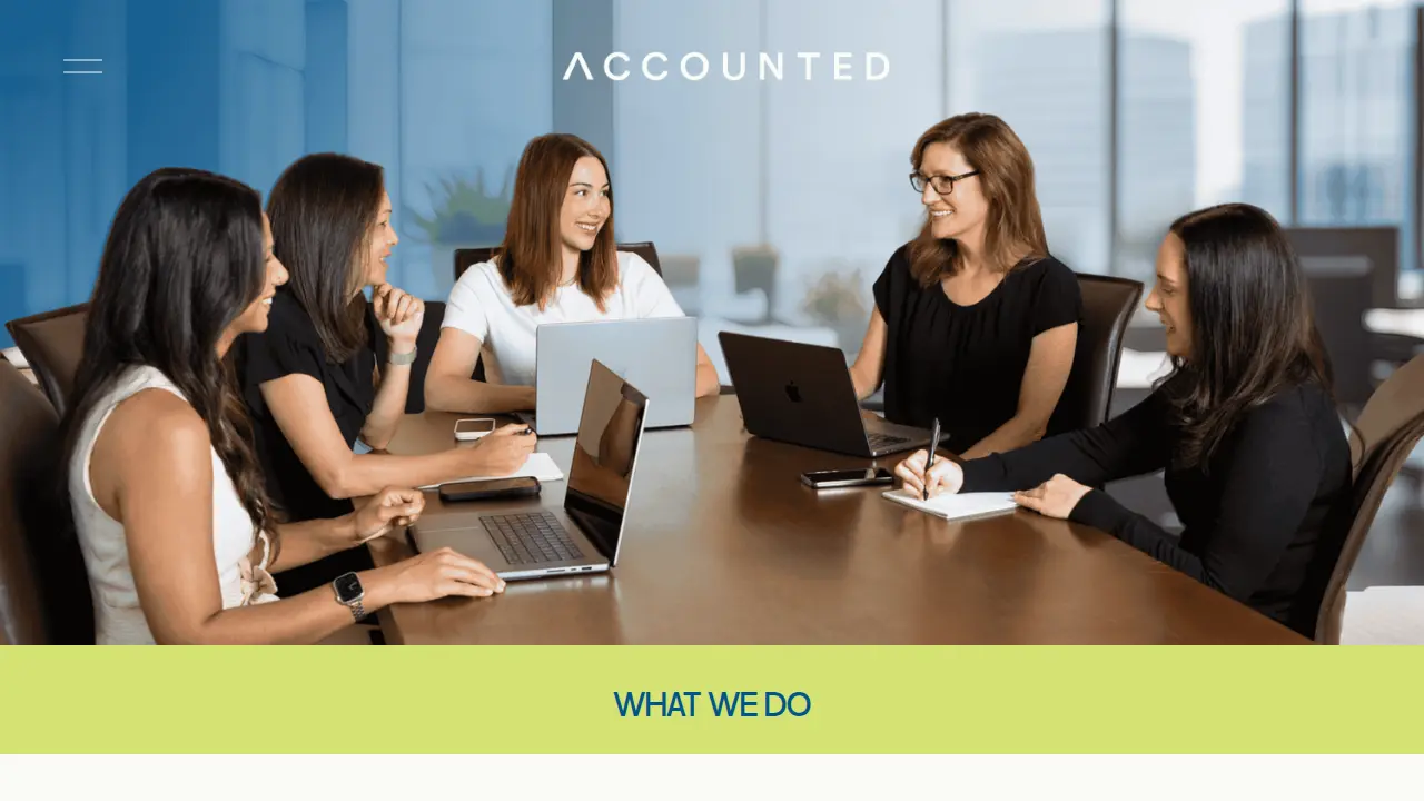 Accounted page