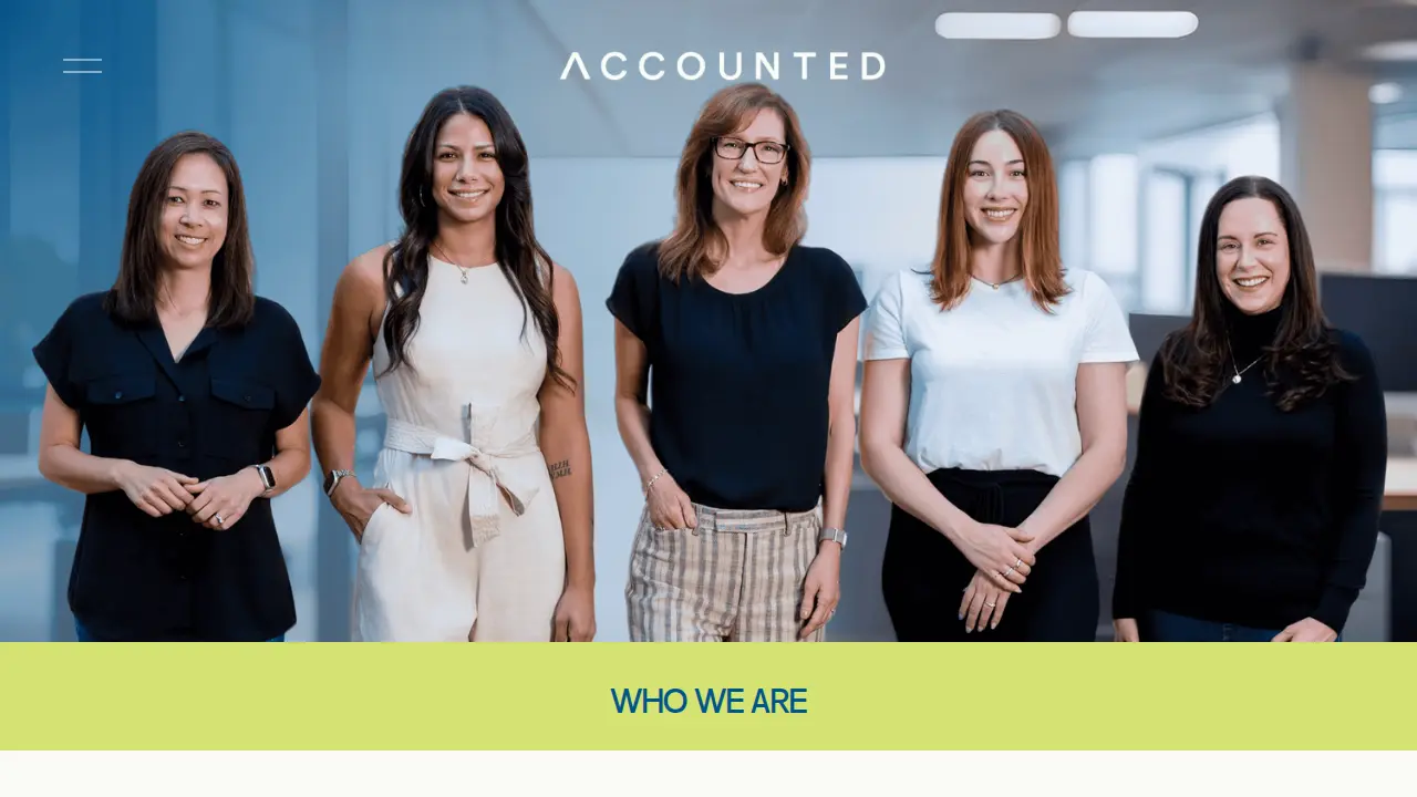 Accounted page