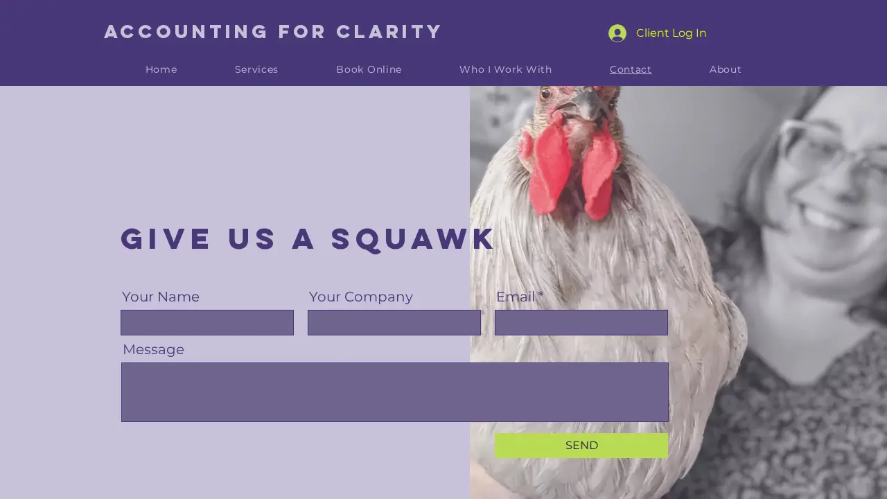 Accounting for Clarity page