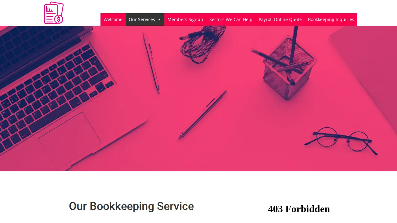 Bookkeeping & Tax Services page