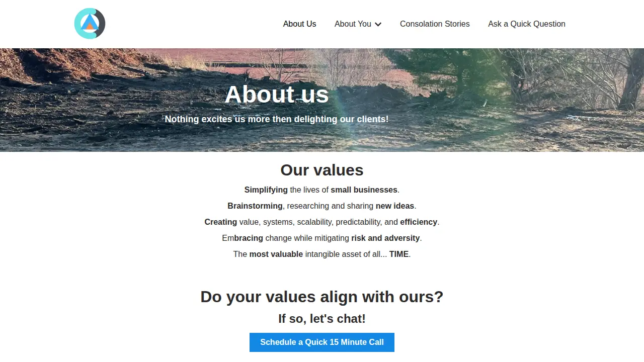 Accounting Console page