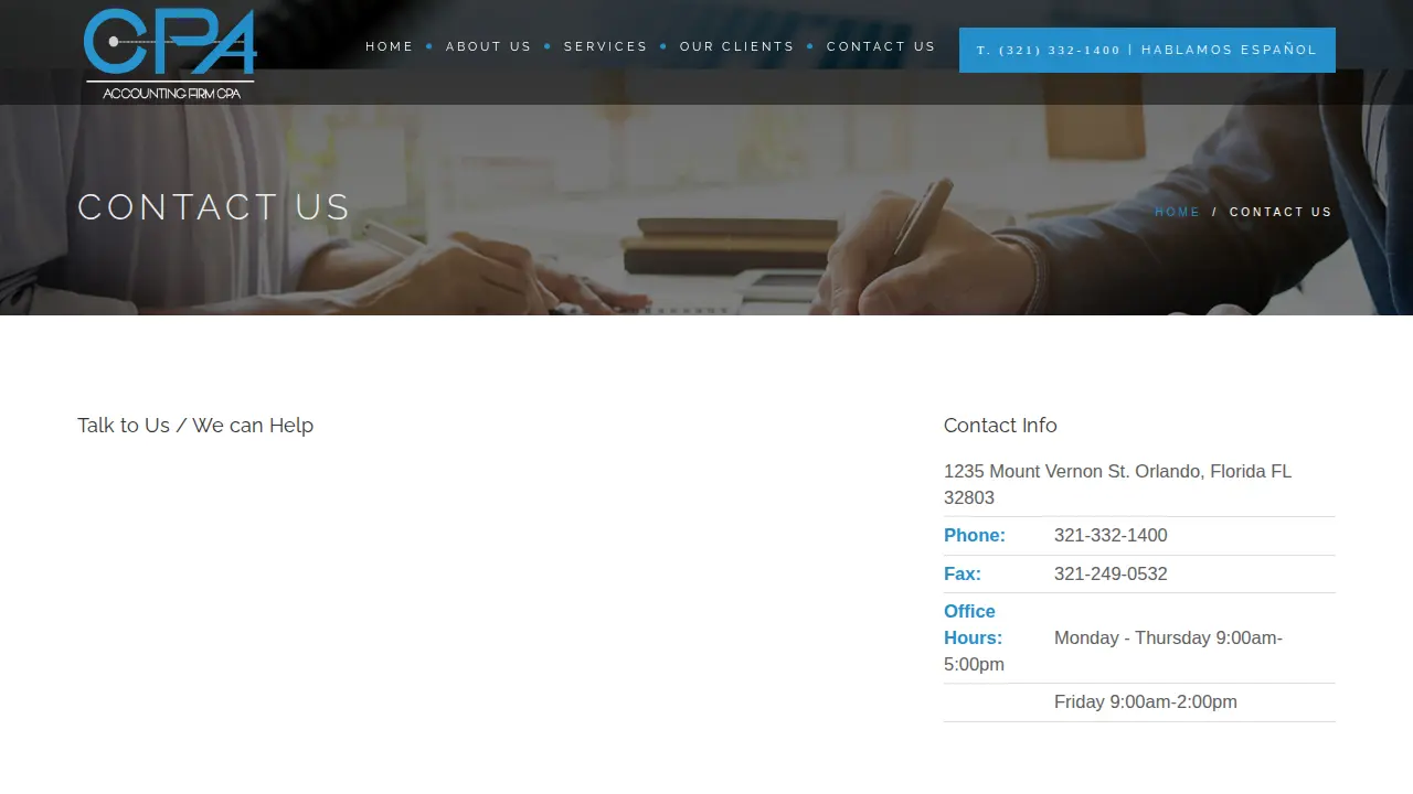 Accounting Firm CPA, LLC page