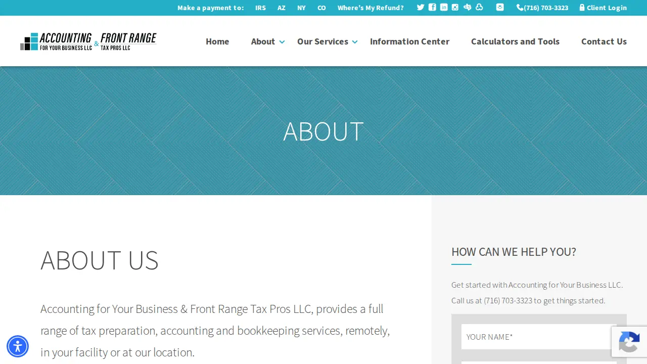 Accounting for Your Business LLC page