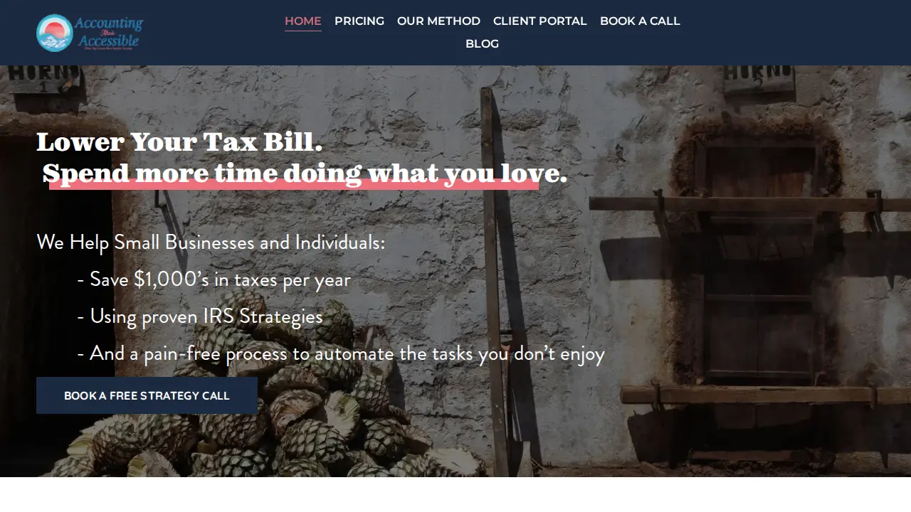 Accounting Made Accessible page