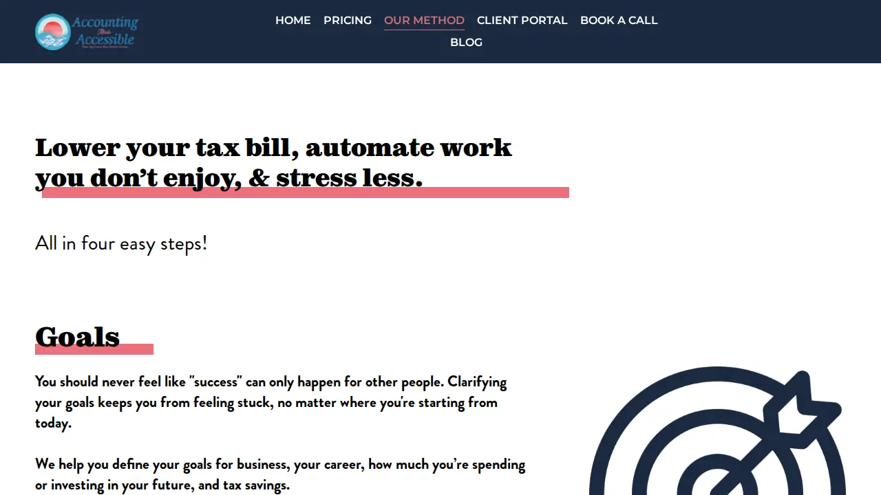 Accounting Made Accessible page