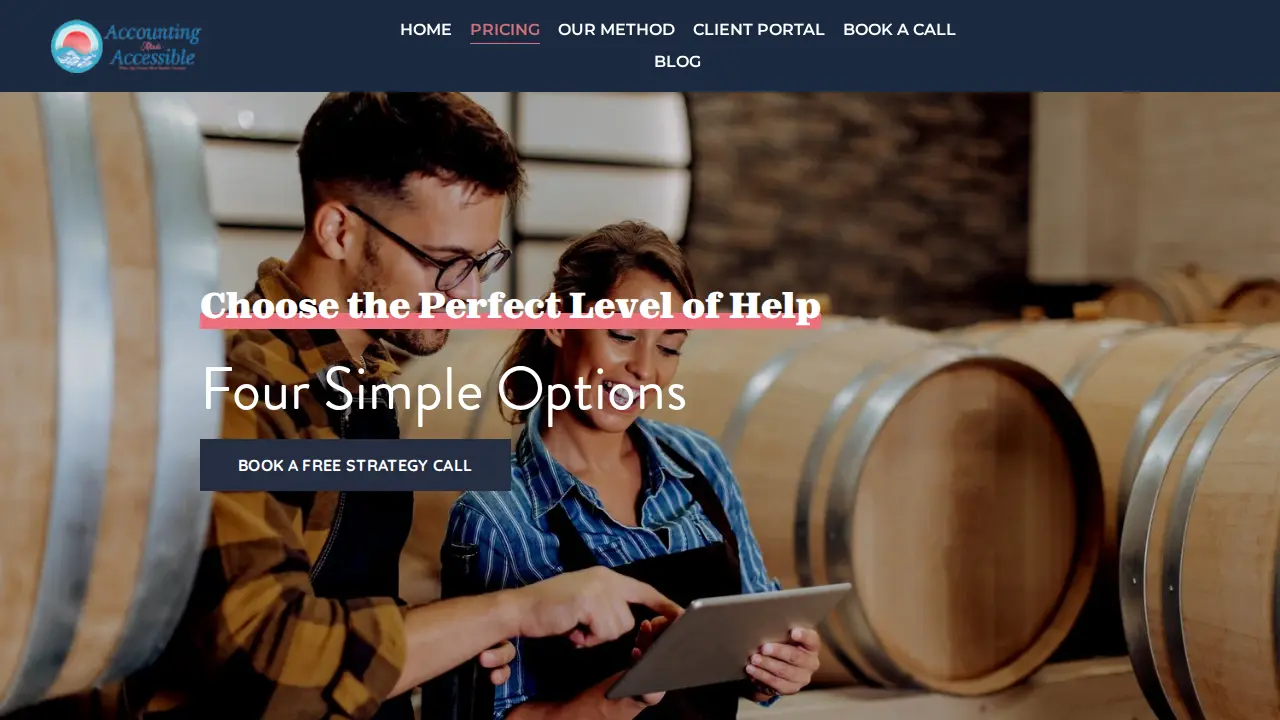Accounting Made Accessible page