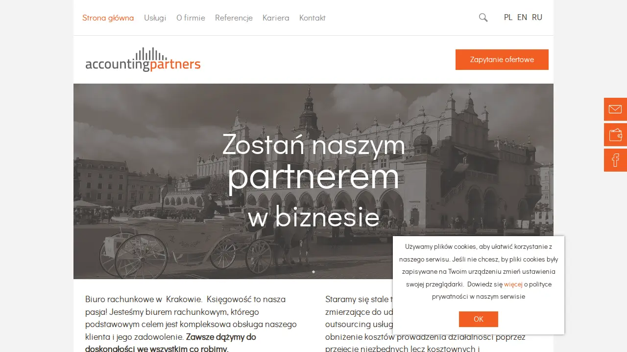 Accounting Partners Sp. z o.o. website