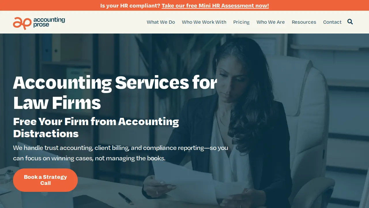 Accountingprose page