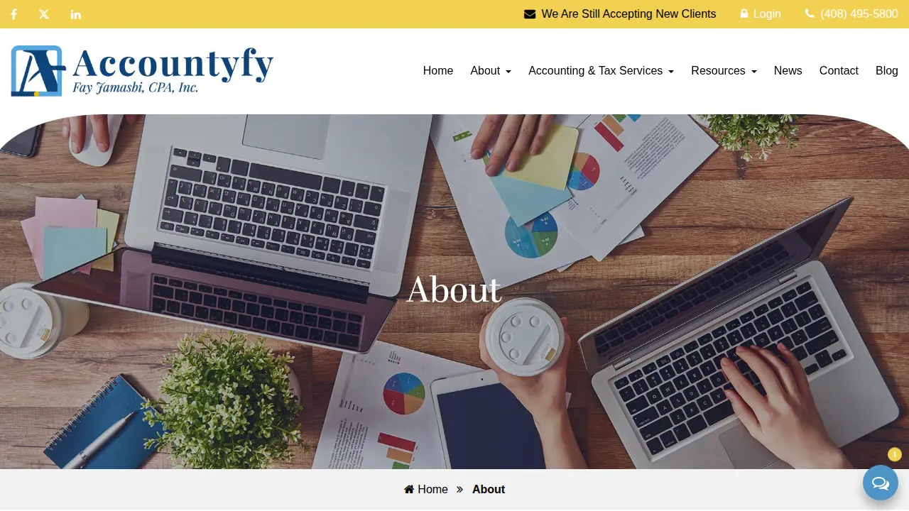Accountyfy page