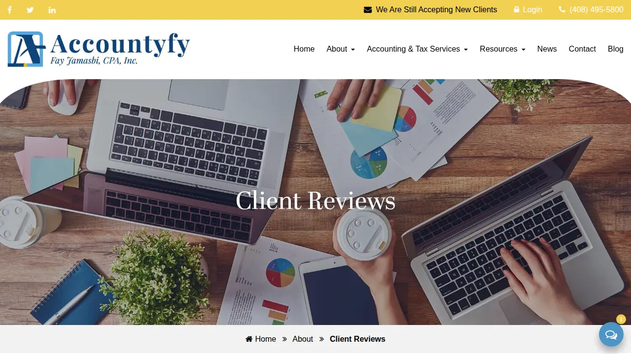 Accountyfy page