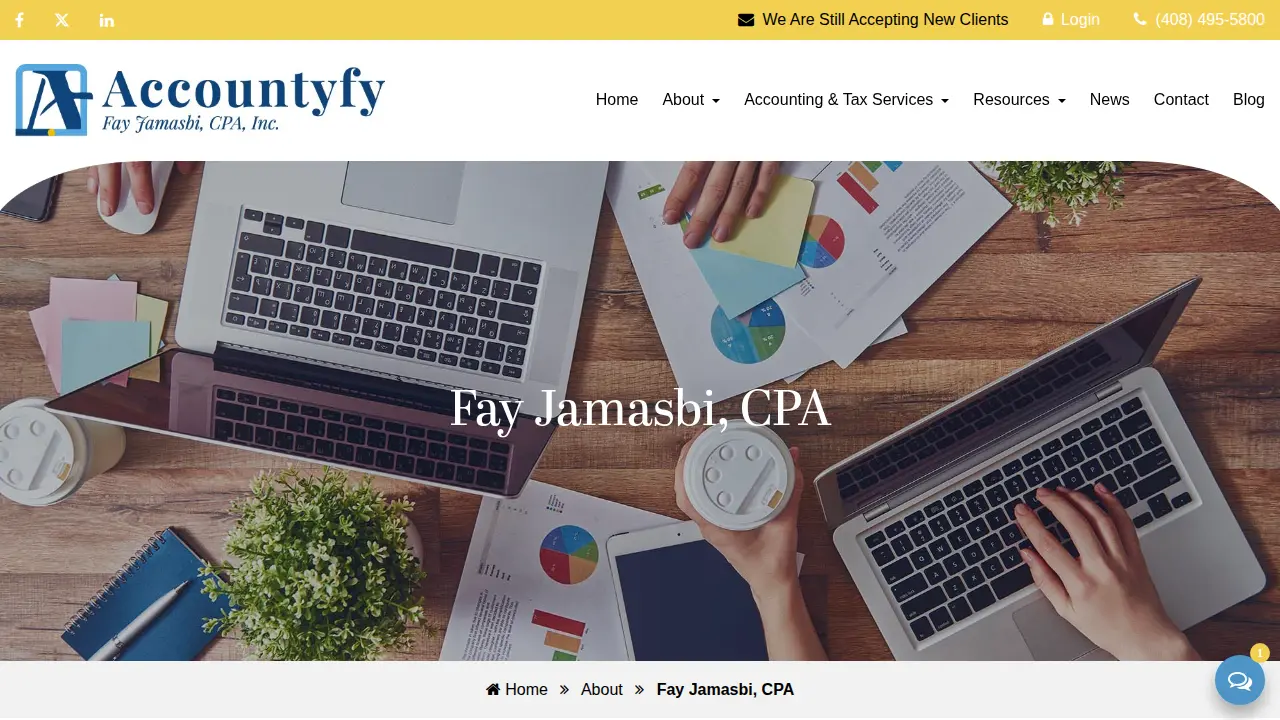 Accountyfy page