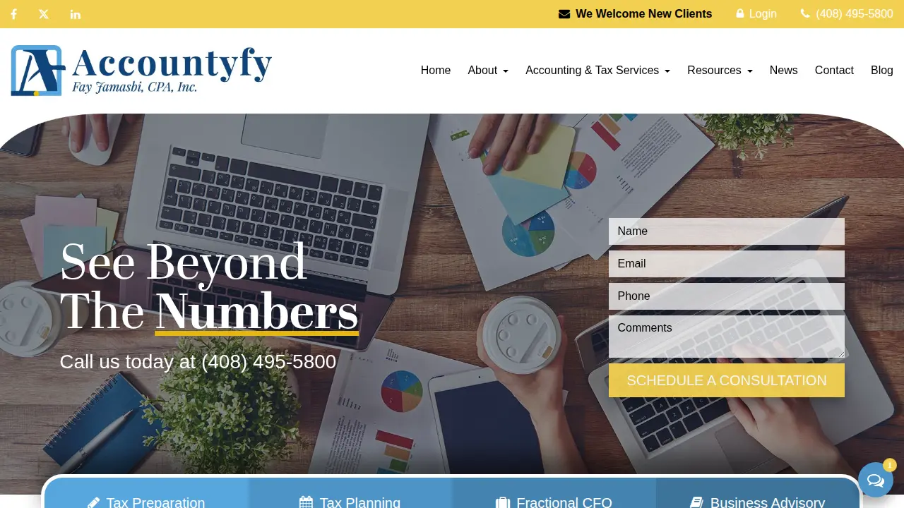 Accountyfy page