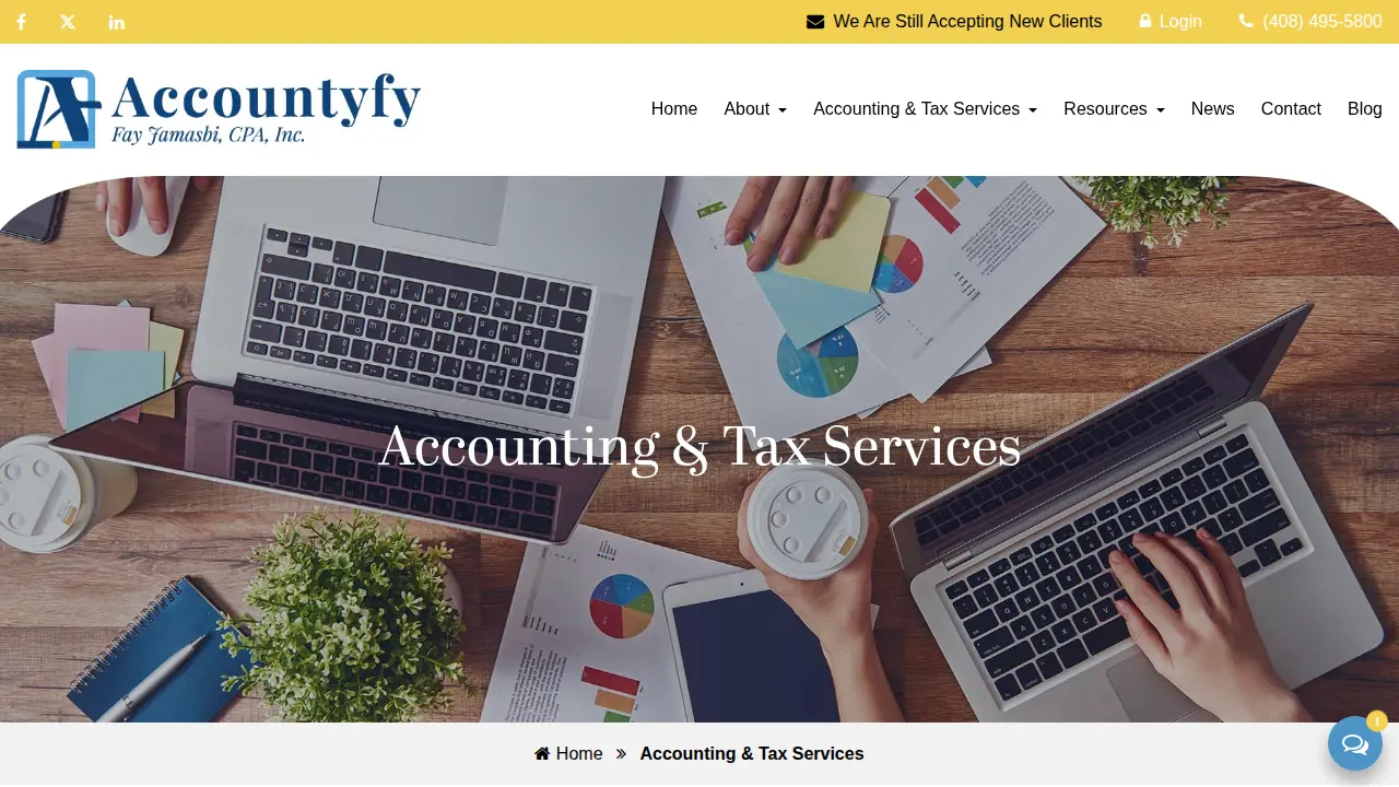 Accountyfy page