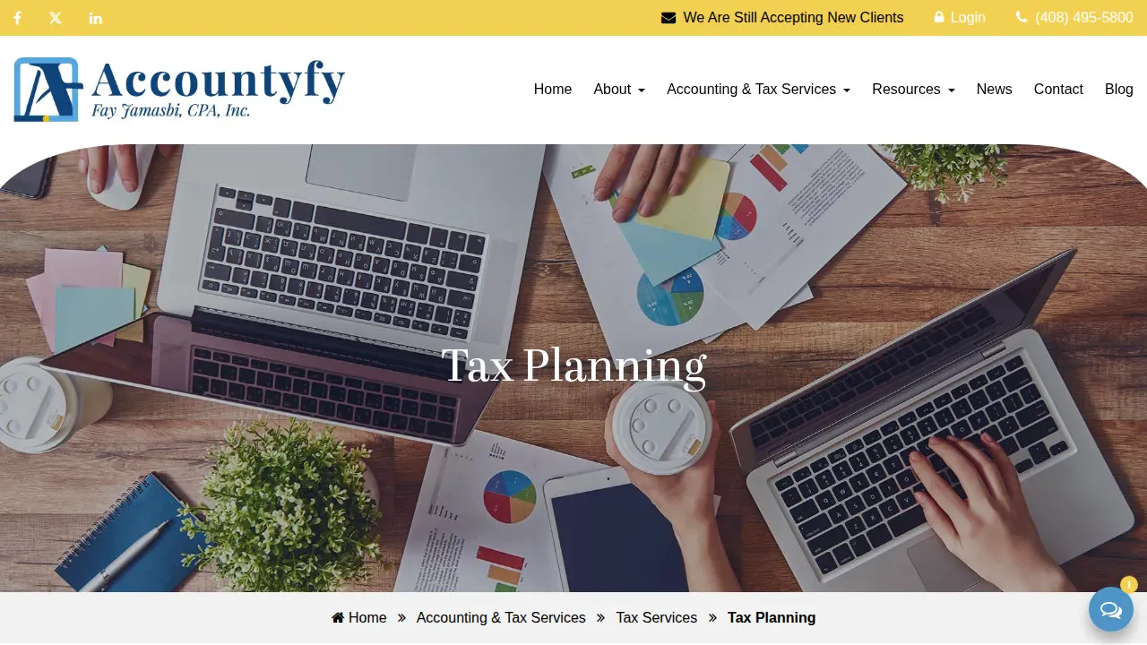 Accountyfy page