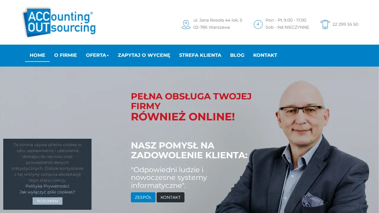 AccOUT website